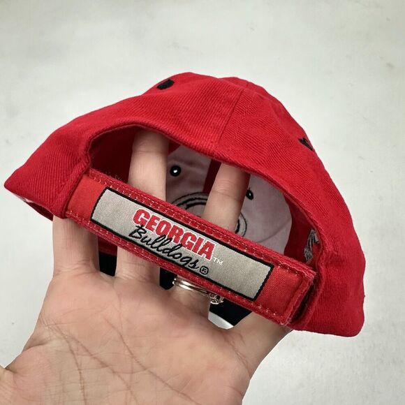 HMI Headwear University of Georgia Bulldogs Red Baseball Hat Cap OS Hook & Loop - Picture 6 of 11